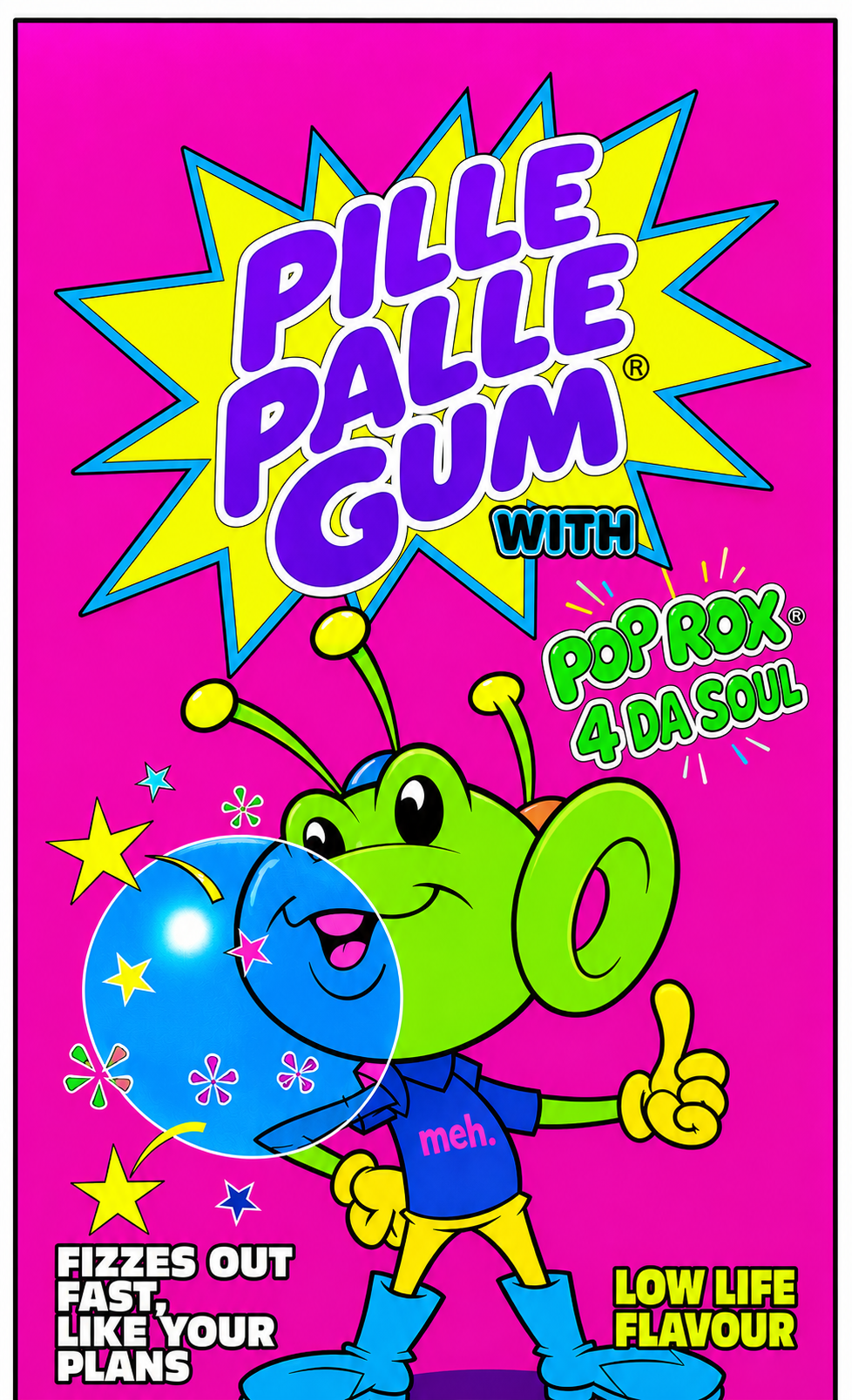 Pille Palle Gum Postkarte